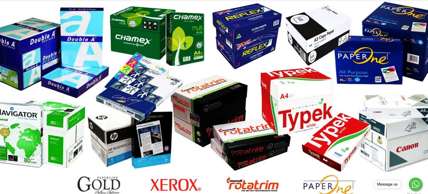 A4 copy paper brands comparison: Double A, PaperOne, Navigator, Chamex