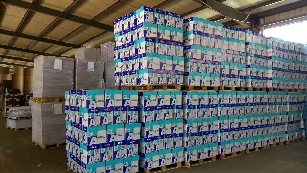 "A4 copy paper wholesale bulk order pallet"